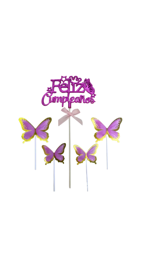 Topper 3D  + Mariposas
