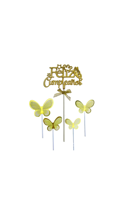 Topper 3D  + Mariposas