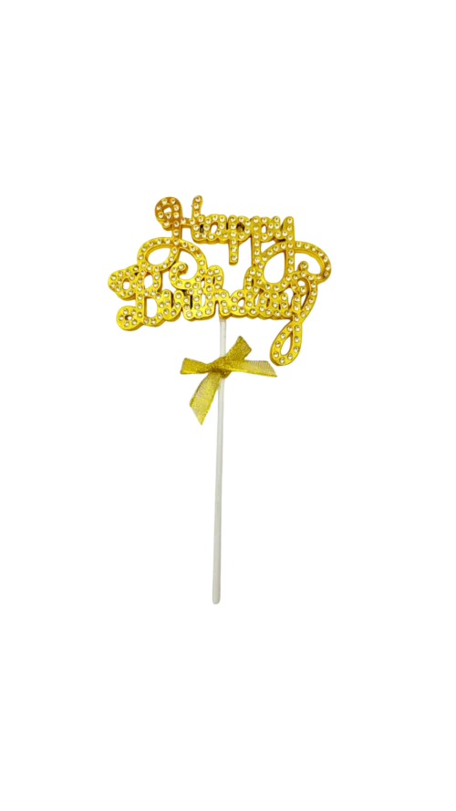 Topper 3D Diamantes.  Material Acrilico