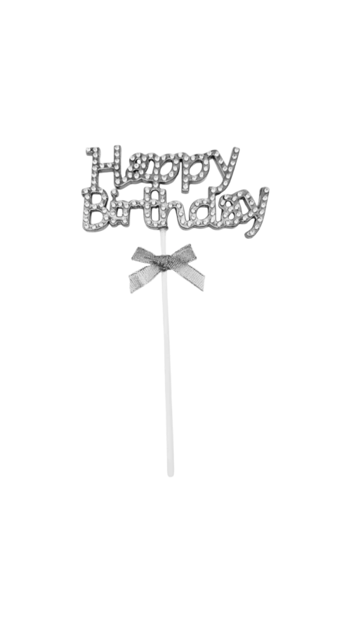 Topper 3D Diamantes.  Material Acrilico