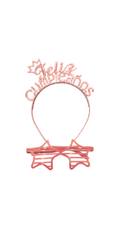 Kit Diademas y Gafas. Material  Acrilico