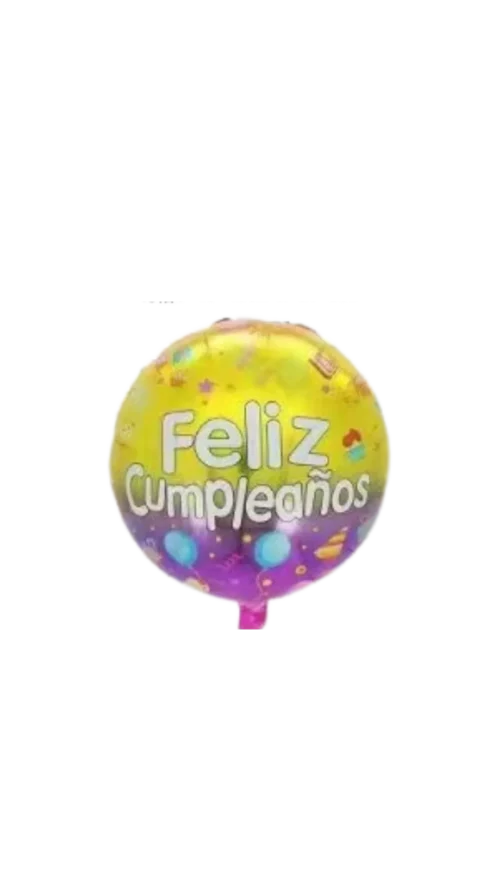 Globo  Metalizado Granel 18"