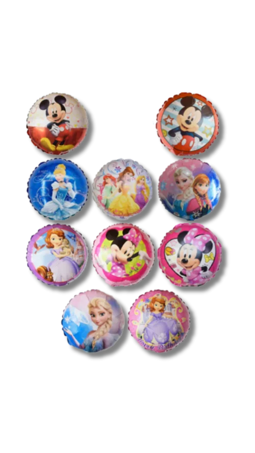 Globo  Metalizado Animado suelto 10"