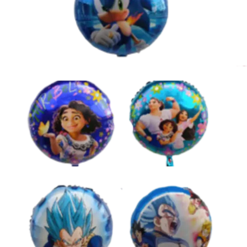 Globo  Metalizado Animado a Granel 18"