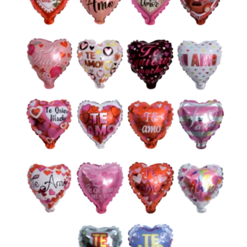 Globo  Metalizado Encartonado 6”