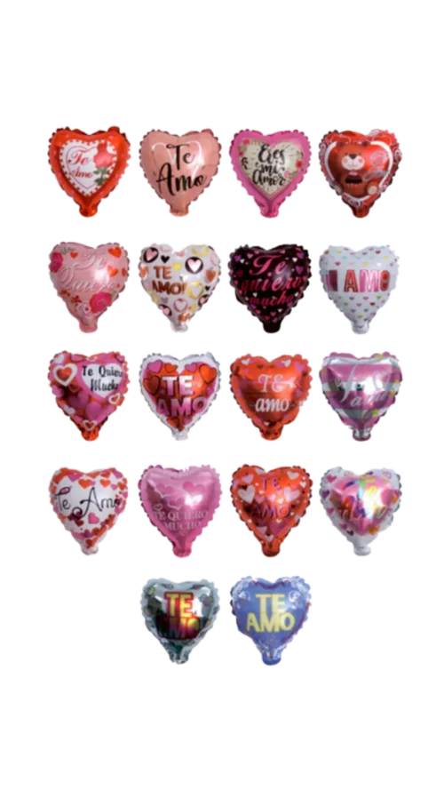 Globo  Metalizado Encartonado 6”