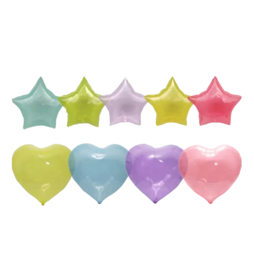 Globos Metalizados Traslucido y Holografico