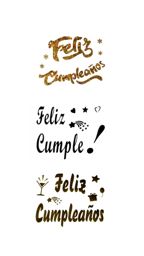 Stickers Tamaño 1/4 De (mini) Carta