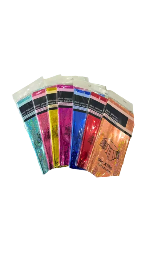 Solo se que nada se (60) Manteles Metalizado Holografico de Estrellas