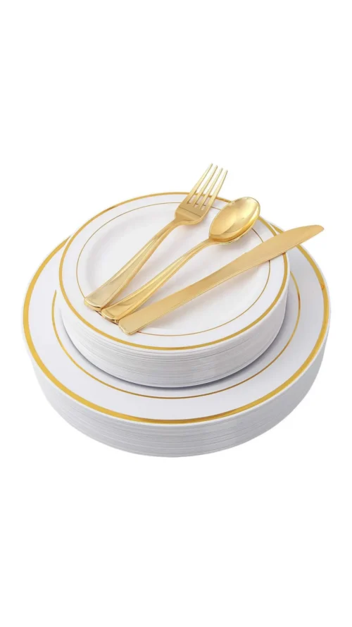 Set De Loza Plastica Premium. 100% Reeutilizable