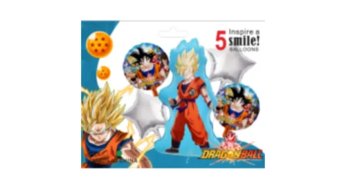 llasdñññspps d (35) Bouquet Animado 5 Piezas Metalizado