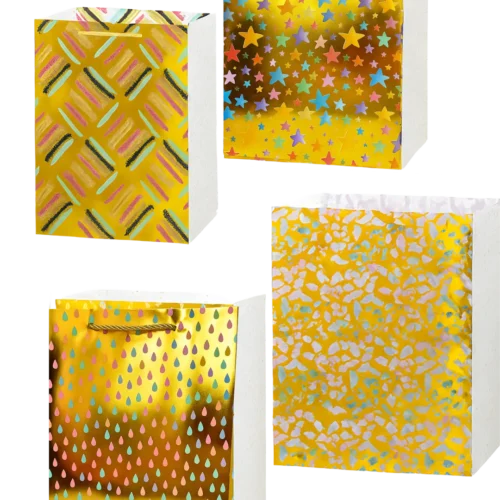 Bolsa de Regalo Metalizada - 8. Paquete x 12 Surtido