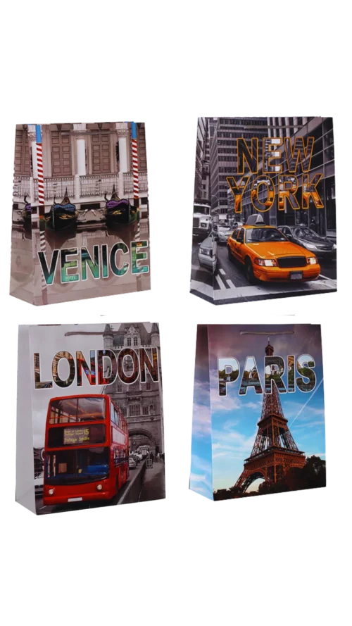 Bolsa de Regalo 3D - 16. Paquete x 12 Surtido