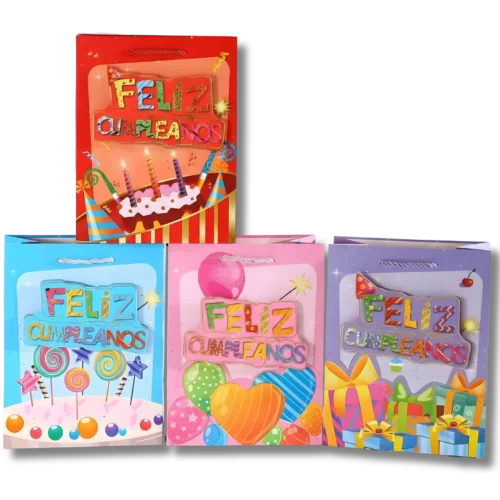 Bolsa de Regalo 3D - 16. Paquete x 12 Surtido