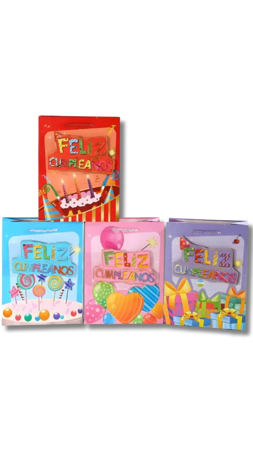 Bolsa de Regalo 3D - 16. Paquete x 12 Surtido