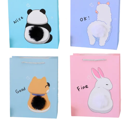 Bolsa de Regalo Peluche. Paquete x 12 Surtido