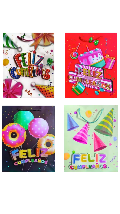 Bolsa de Regalo 3D - 20. Paquete x 12 Surtido