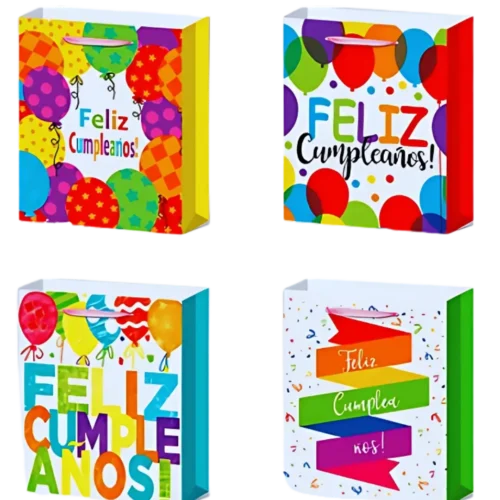 Bolsa de Regalo 3D -30. Paquete x 12 Surtido