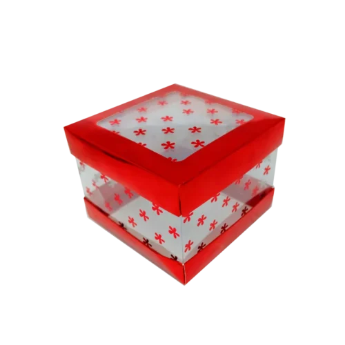 Caja De Acetato Estampada