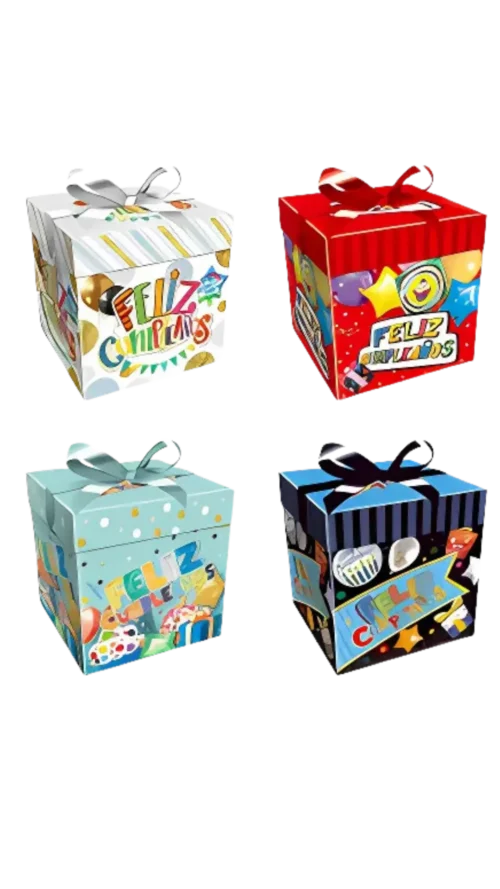 Cajas de Regalo. Paquete x 12 Surtido