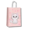watashi (55) Bolsa tipo kraft Cat´s. Paquete x 12 Surtido