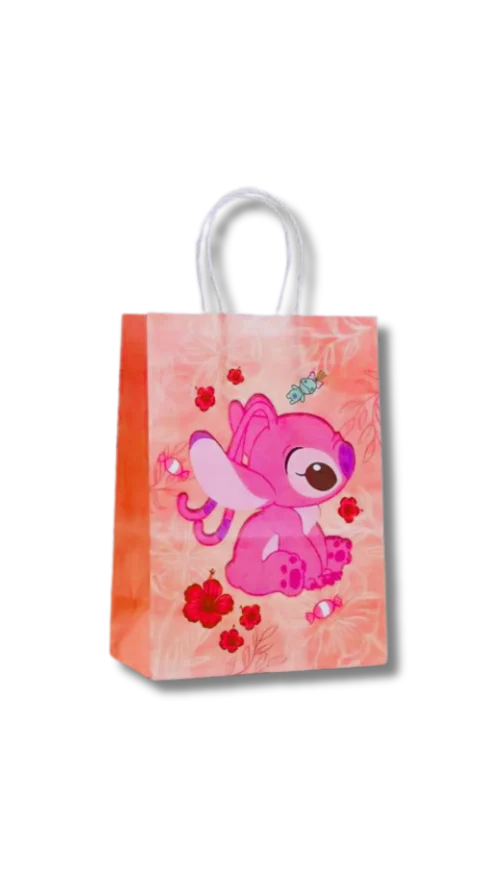 watashi (58) Bolsa tipo kraft Lilo & Stitch. Paquete x 12 Surtido