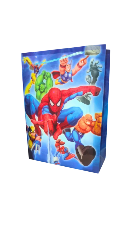 Bolsa de Regalo Para Niños Animada Plastificada