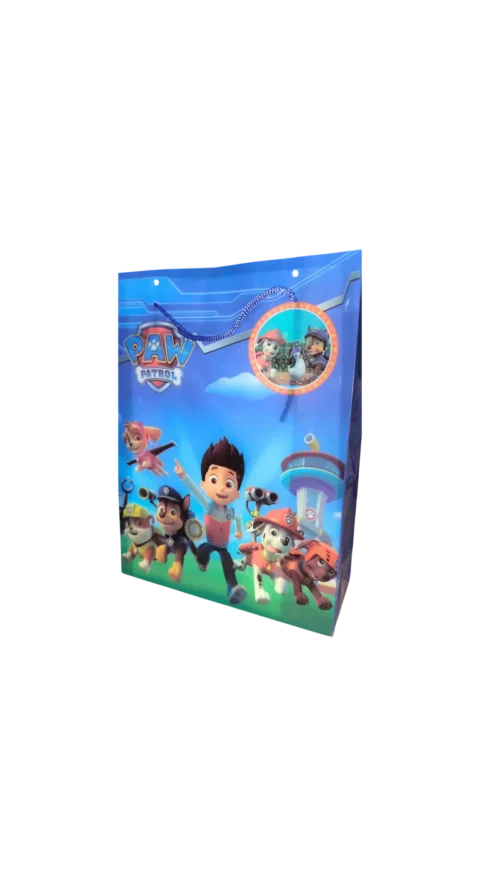 Bolsa de Regalo Para Niños Animada Plastificada