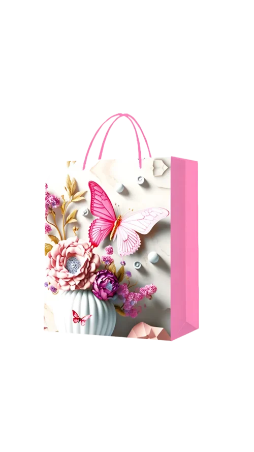 watashi (86) Bolsa de Regalo Papel Brillante. Paquete x 12 Surtido